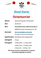 Logo Steel Darts - Osterturnier 2024