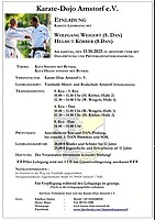 Logo Karate Lehrgang mit Wolfgang Weigert (8.DAN) & Helmut Körber (8.DAN)