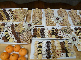 Banner Adventfeier beim Hofwirt