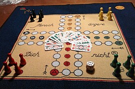 Banner Spielenachmittag für Senioren 