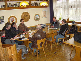 Banner Monatsversammlung