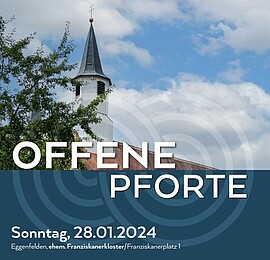 Banner "Offene Pforte" 