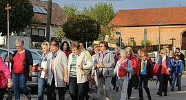 Banner Sternwallfahrt nach Mitterhausen