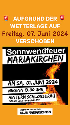 Banner Sonnwendfeuer 2024