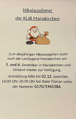 Banner Nikolausdienst