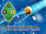 Logo Billardverein beim Arnstorfer Weihnachtsmarkt 2019.
