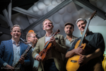 Logo Tacheles. Max Eisinger und sein Klezmer-Quintett