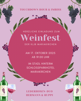 Banner Weinfest 2025