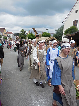 Banner Teilnahme am Mittelalterfest "Auf Heller und Barde" in Arnstorf