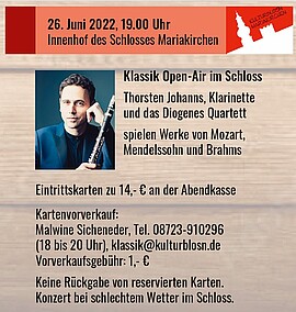 Banner Klassik Open-Air im Schloss