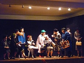 Banner Eine Faschingseinlage in Arnstorf