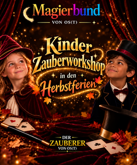Banner Kinder Zauber-Workshop in den Herbstferien - Pfarrkirchen