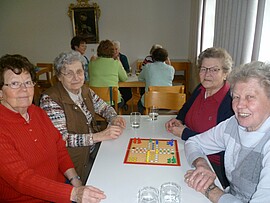 Banner Spielenachmittag im Benefizium