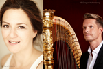 Logo Nuit fantastique. Musikalische Lesung mit Martina Gedeck und Harfenist Xavier de Maistre
