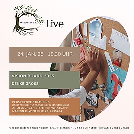 Banner Visionboard DENKE GROß